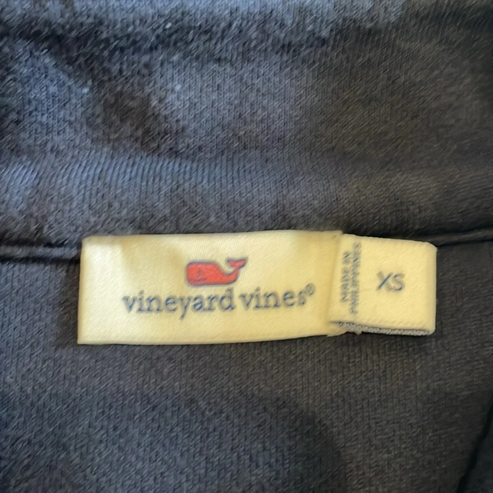 Vineyard Vines Navy Quarter Zip - Size XS - Picture 8 of 9